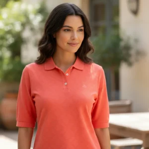 Accueil polo femme fil lumière