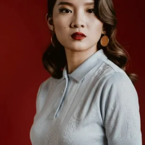 Accueil polo femme fil lumière